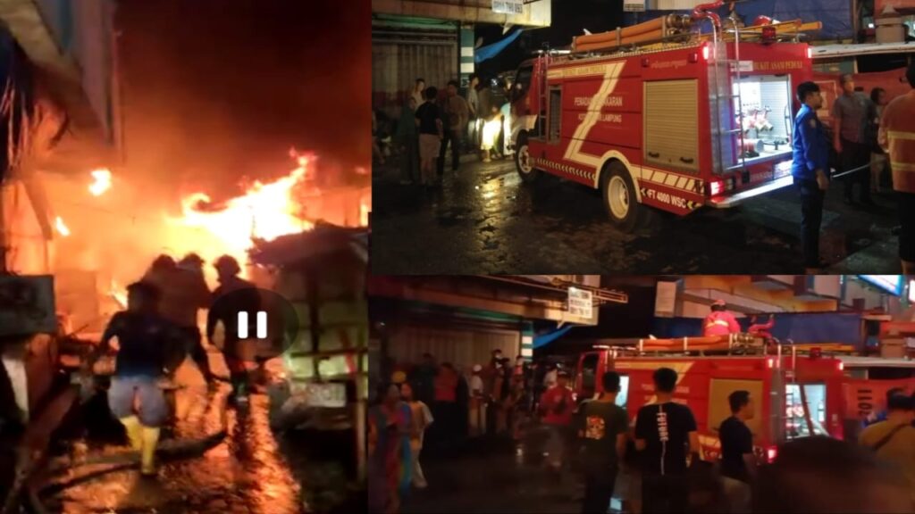 Terjadi Lagi, 3 Kios Lapak Pasar Bawah Mall Ramayana Terbakar