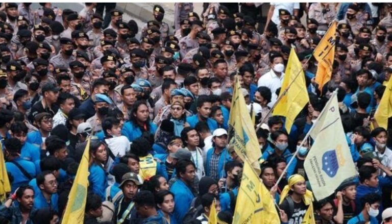 Demo Tolak Harga BBM Naik di Jakarta, 8.350 personel diturunkan