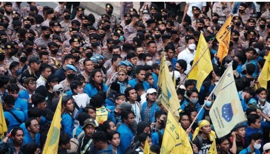 Demo Tolak Harga BBM Naik di Jakarta, 8.350 personel diturunkan