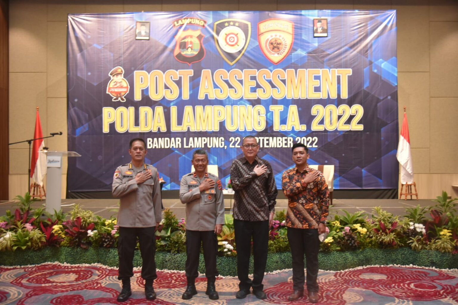 Wakapolda Lampung Buka Kegiatan Post Assesment Tahun 2022