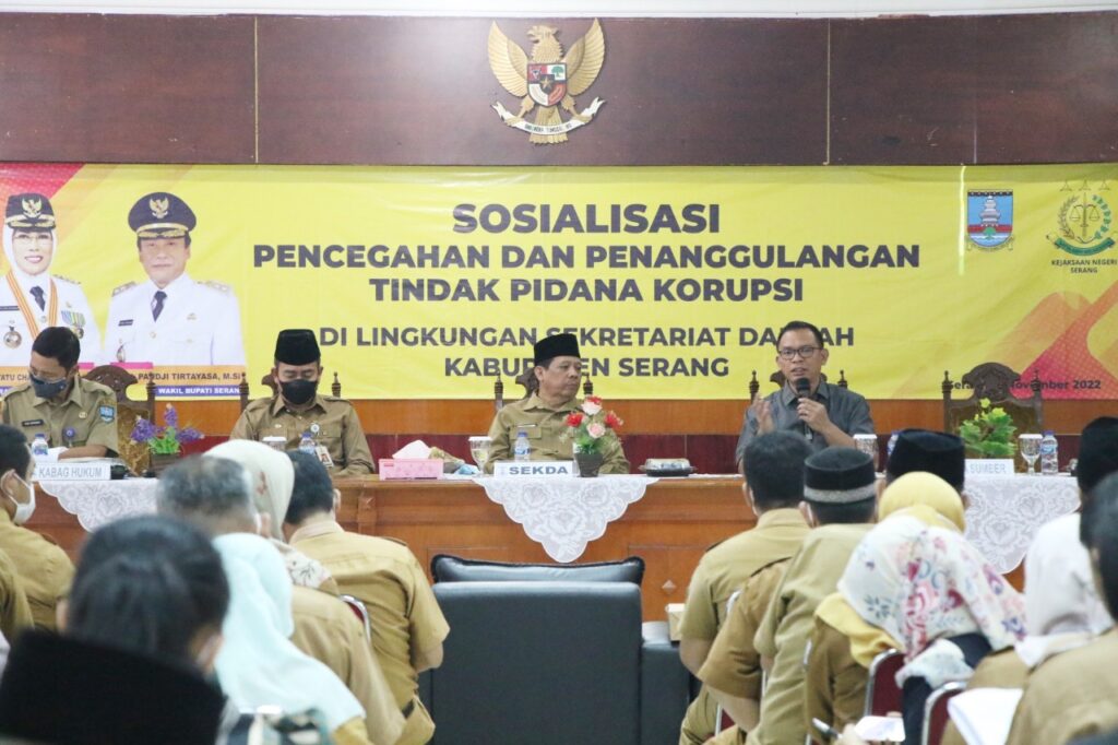 Cegah dan Tanggulangi Tipikor, Pemkab Serang Gandeng Kejari Serang