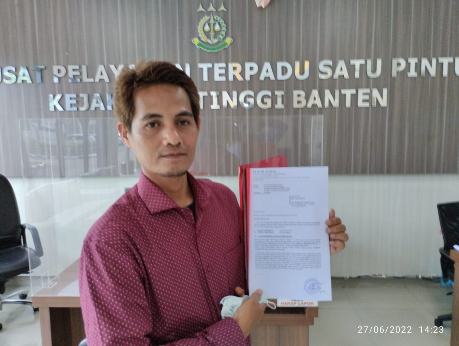 Ketua Gemako Faisal Rizal.SH Menagih Janji Kajati Banten Terkait Putusan Kasasi Dana Hibah Ponpes
