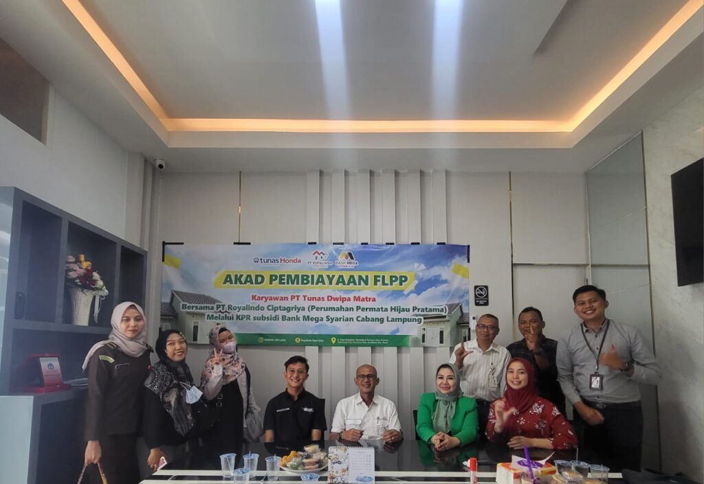 Bank Mega Syariah Lampung Gelar Akad Pembiayaan FLPP Bersama PT Royalindo Ciptagriya dan TDM