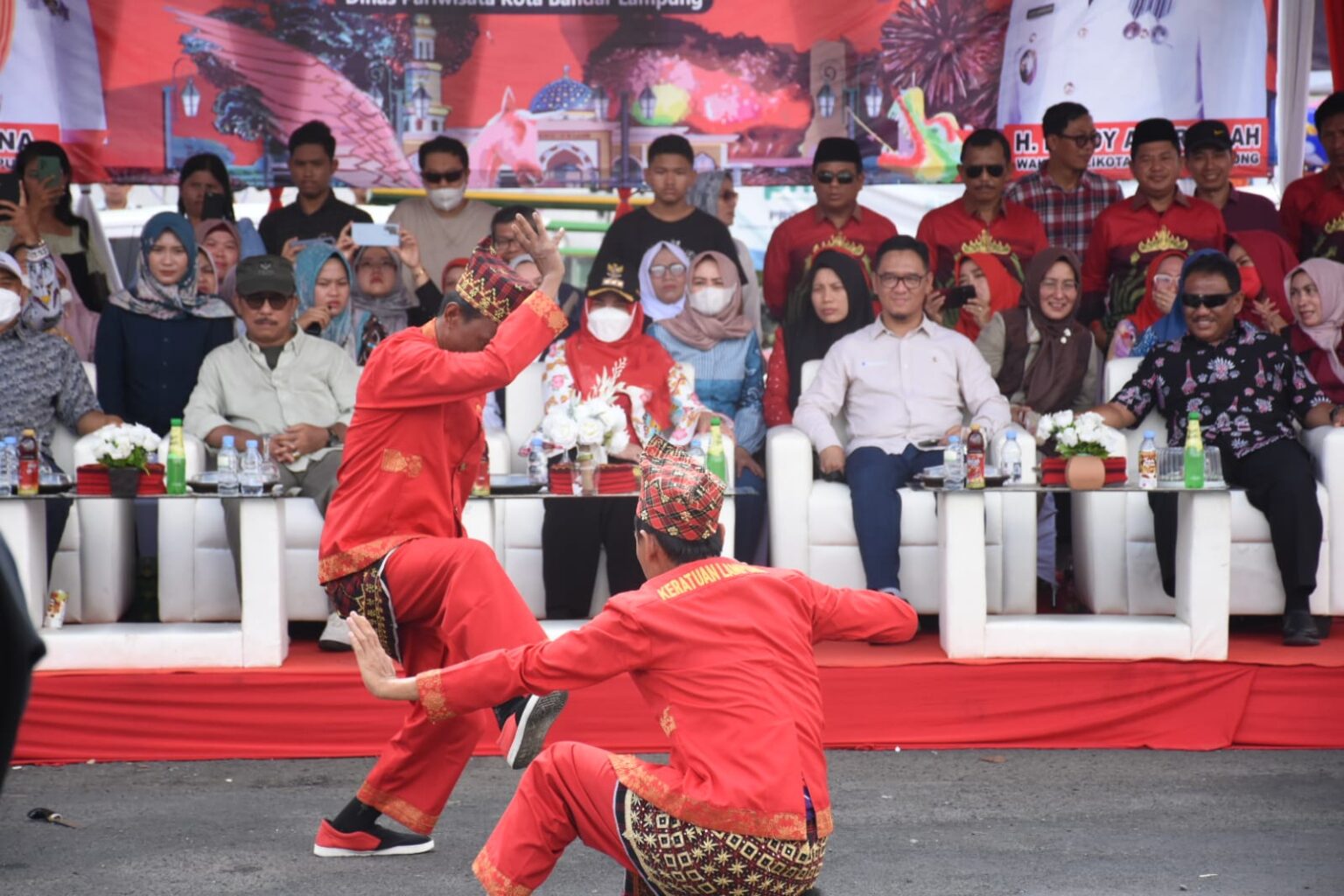 Pemkot Gelar Pawai Budaya di Peringatan HUT ke 341 Kota Bandarlampung