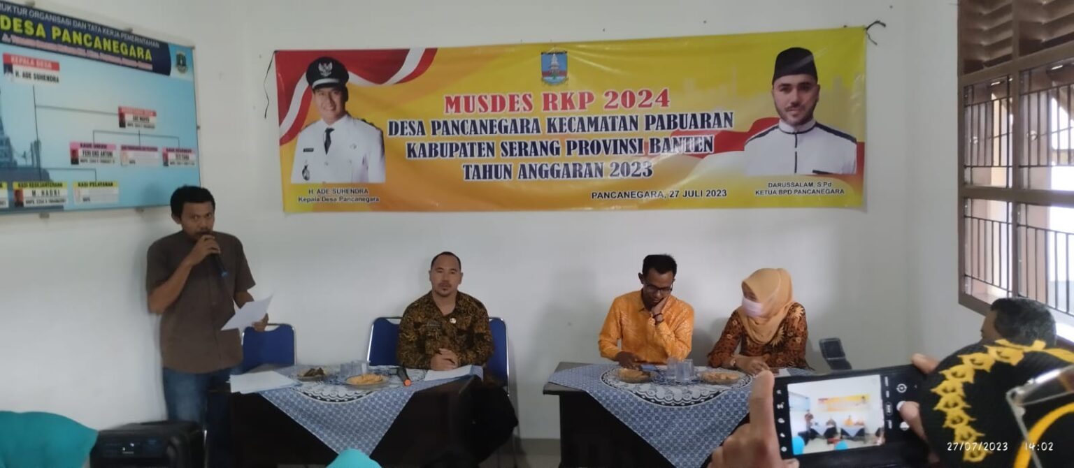 Pemdes Pancanegara Berharap Dapat Penambahan ADD Untuk Percepat Pembangunan Desa di Tahun 2024