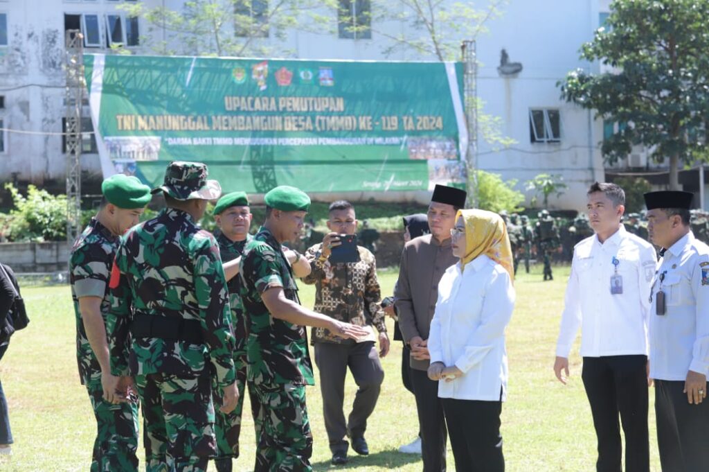 Resmi Ditutup Serentak, Pangdam Siliwangi Apresiasi TMMD Kabupaten Serang