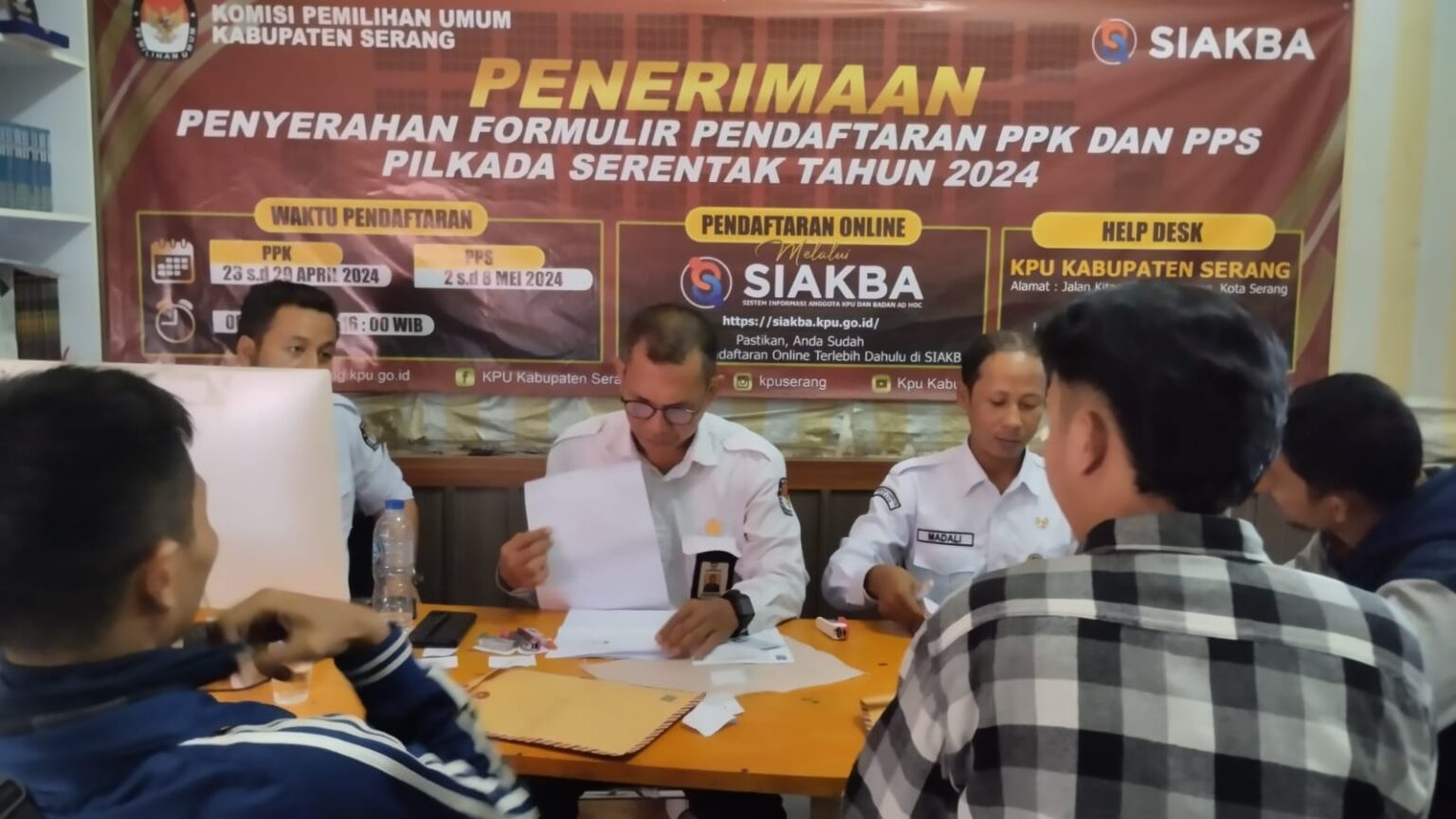 Pendaftaran PPK Berakhir, KPU Kabupaten Serang Catat Total Pendaftar 773 Orang