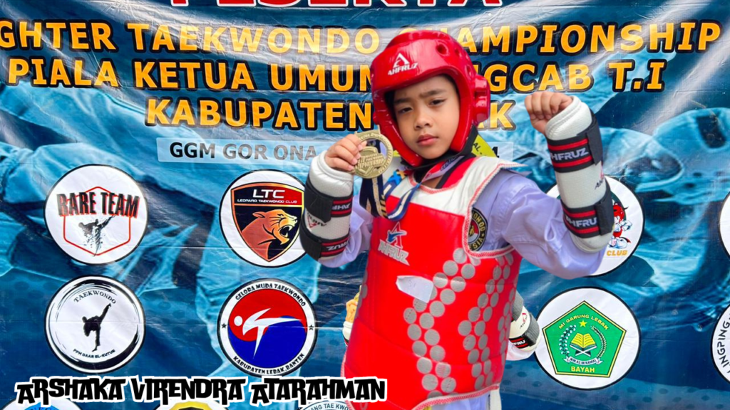 Hebat! Atlet Usia 7 Tahun Asal Desa Pabuaran “Arshaka Virendra Atarahman” Punya Tiga Medali Emas