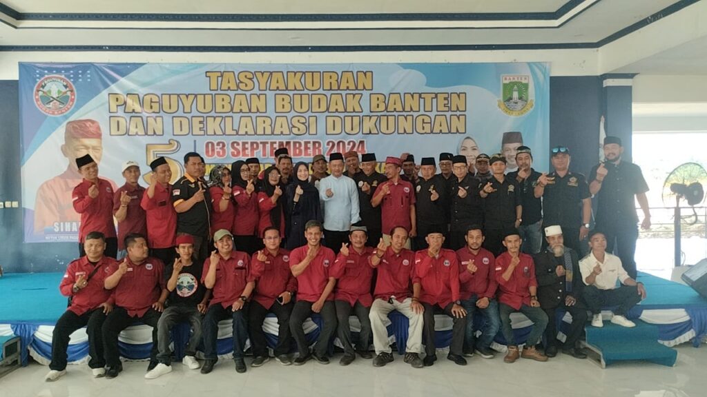 Mantapkan Sikap, Paguyuban Budak Banten Deklarasi Memenangkan Zakiyah-Naijb Dalam Kontestasi Pilkada 2024