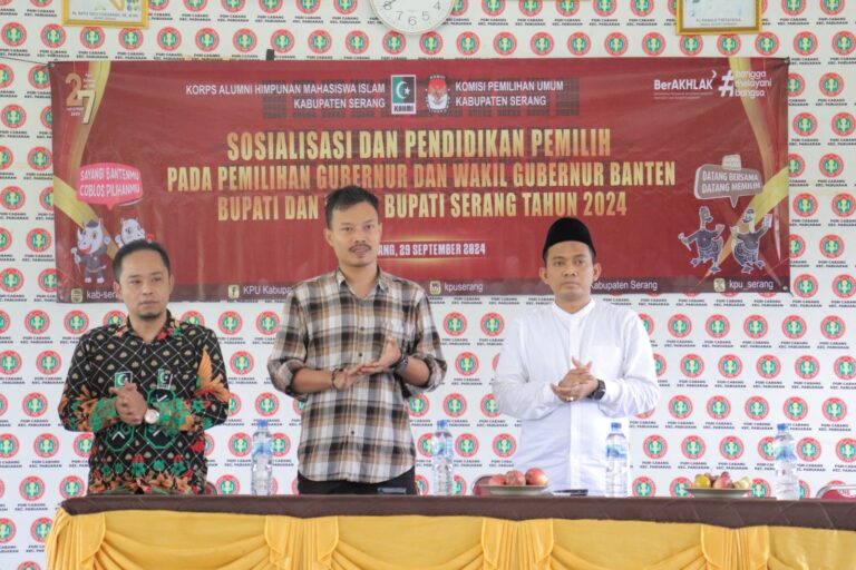 KPU Kabupaten Serang Gandeng KAHMI Sosialisasikan Pendidikan Pemilih Kepada Kelompok Ibu-ibu