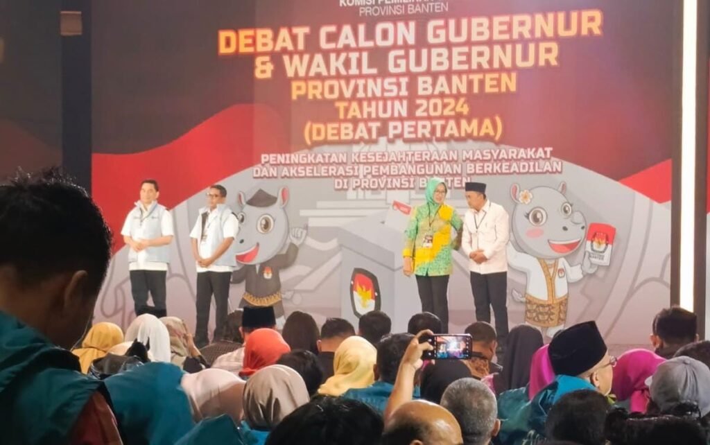 KPU Gelar Debat Perdana Calon Gubernur dan Wakil Gubernur Banten 2024