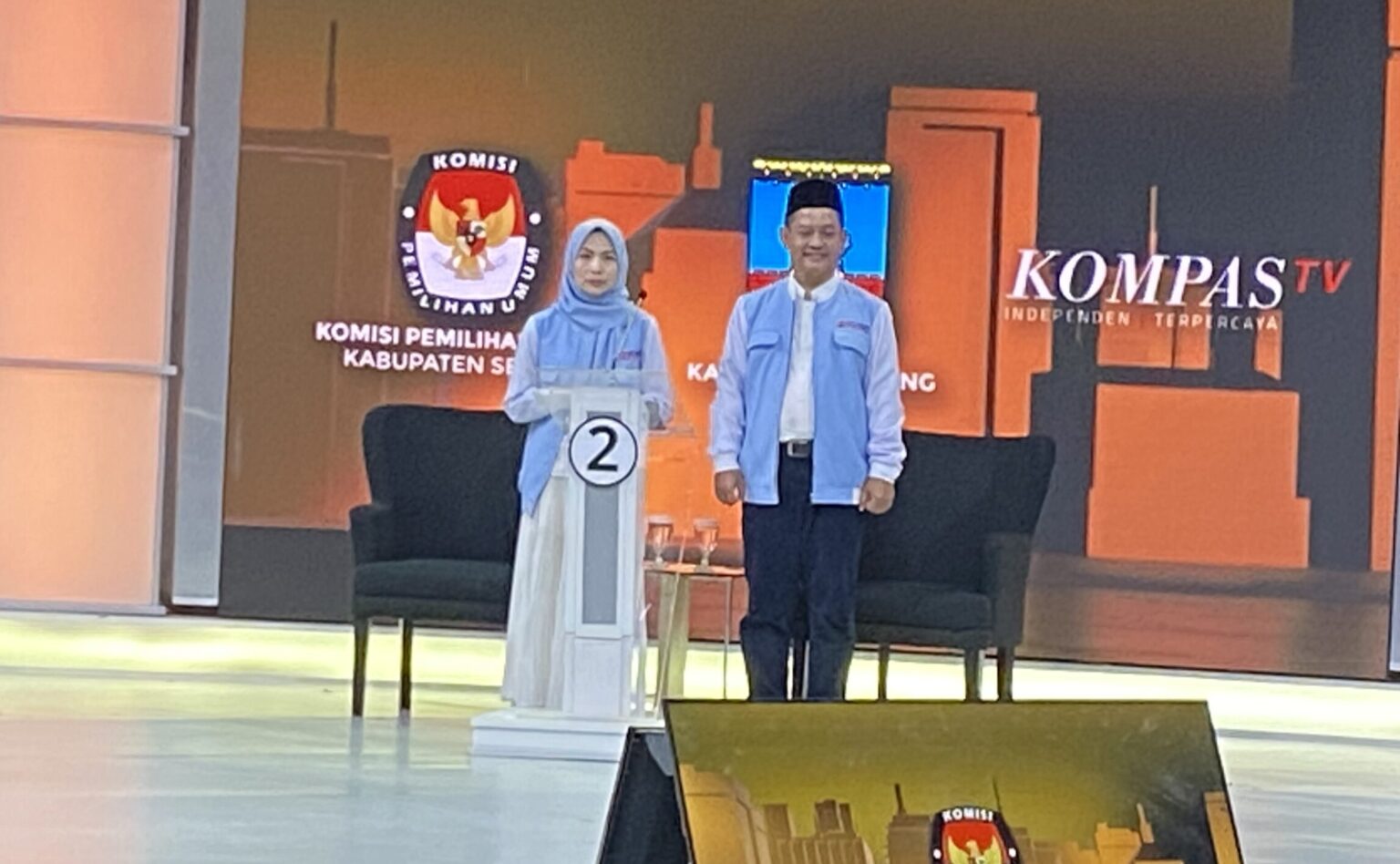 Debat Kedua Pilkada Kabupaten Serang, Zakiyah-Najib Bicara Tentang Membangun Potensi Ekonomi