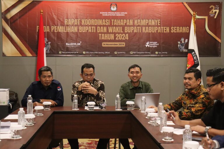 KPU Kabupaten Serang Bakal Perketat Aturan Debat Kedua Pada 22 November 2024 Nanti