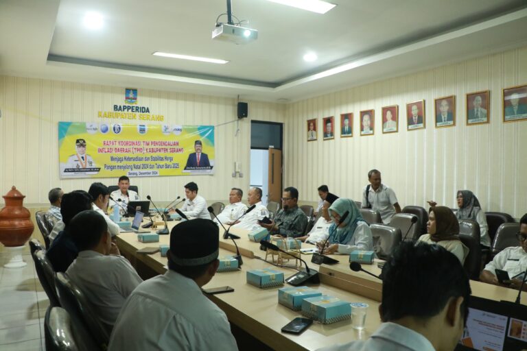 TPID Kabupaten Serang Pastikan Stok Pangan Aman Jelang Nataru