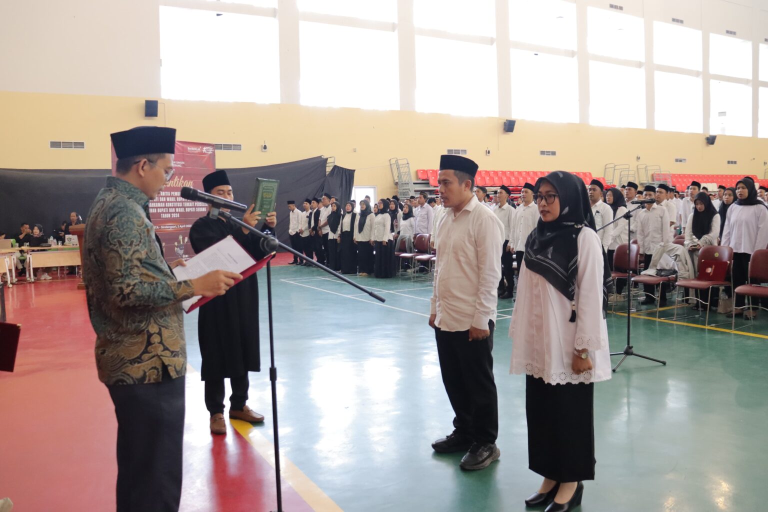 KPU Lantik 978 Anggota PPS Untuk PSU Pilkada Kabupaten Serang