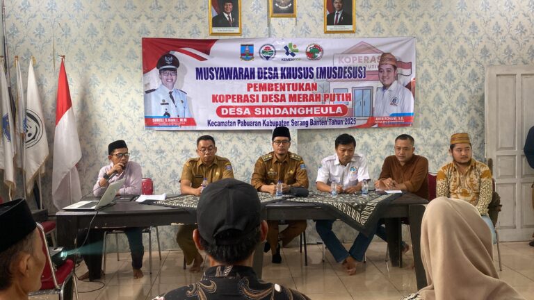 Empat Desa di Kecamatan Pabuaran Serentak Gelar Musdesus Pembentukan Koperasi Desa Merah Putih