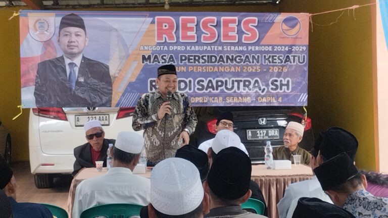 Anggota DPRD Kabupaten Serang Rendi Saputra Gelar Reses, Warga Sindangheula Sampaikan Aspirasi Soal Infrastruktur dan Lingkungan