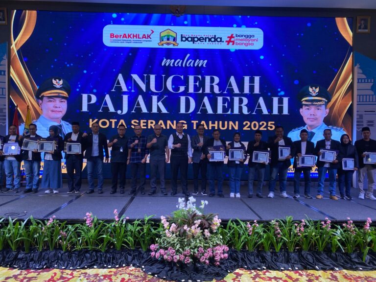Bapenda Kota Serang Gelar Malam Anugerah Pajak Daerah 2025, Apresiasi Wajib Pajak Berkontribusi Tingkatkan PAD