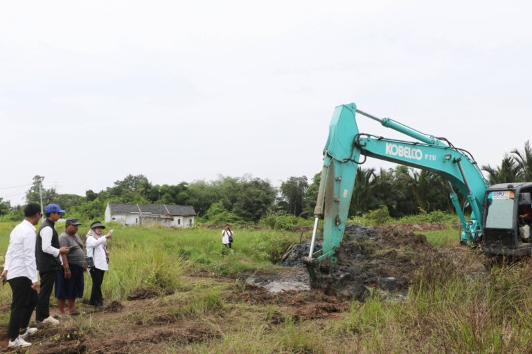 Tanggap Darurat Banjir, DPUPR Kabupaten Serang Buat Kolam Retensi di Bumi Ketos Kibin
