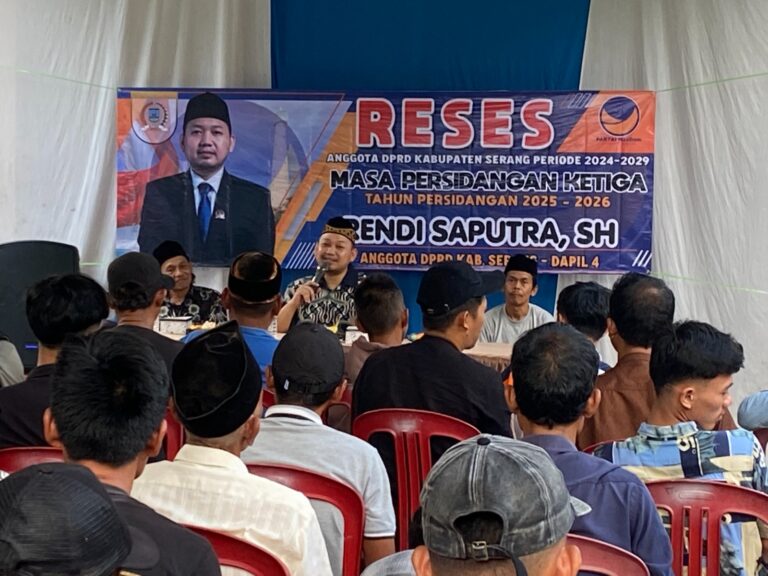 Rendi Saputra Serap Aspirasi Pemuda Sindangsari Saat Reses di Pabuaran