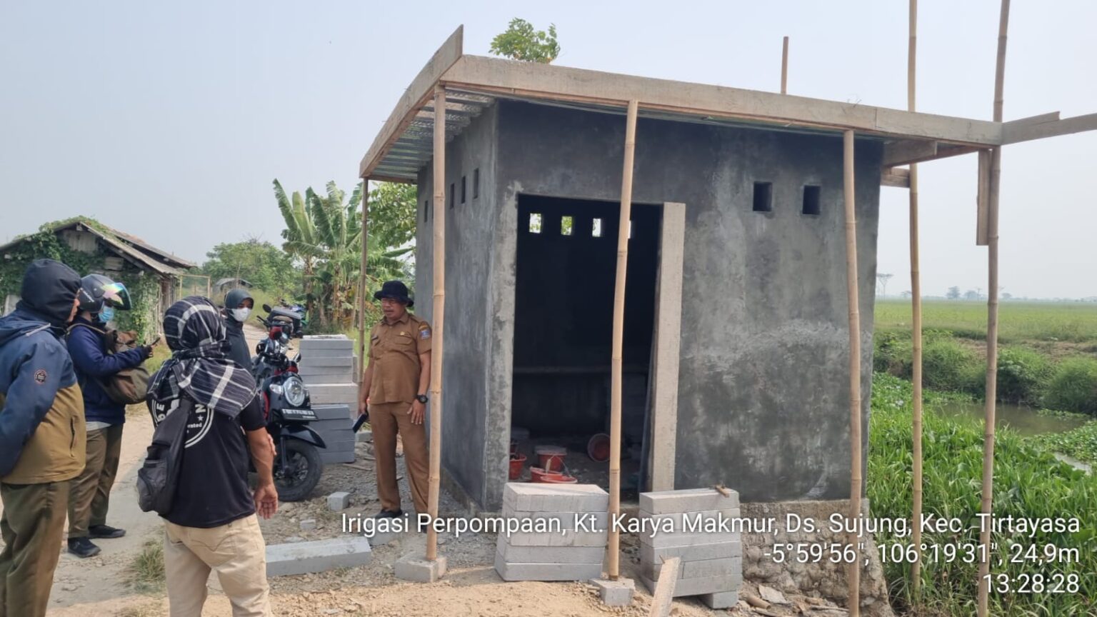 DKPP Kabupaten Serang Monitoring Bantuan Irigasi Perpompaan di Tirtayasa, Dorong Produktivitas Pertanian