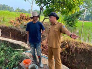 Petani Pabuaran Sambut Baik Bantuan RJIT, Pasokan Air Sawah Kian Terjamin