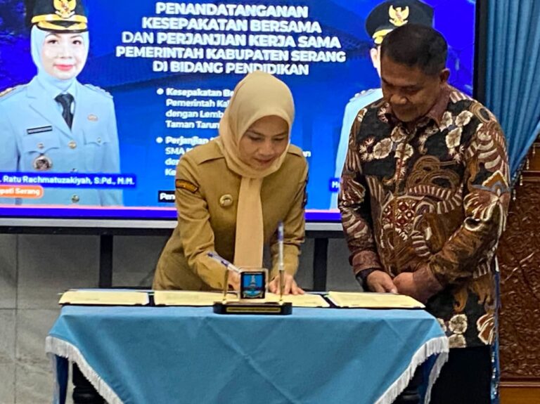 Pemkab Serang Jalin Kerja Sama dengan SMA Kebangsaan Lampung Selatan, Siapkan Beasiswa untuk Cetak Pemimpin Masa Depan