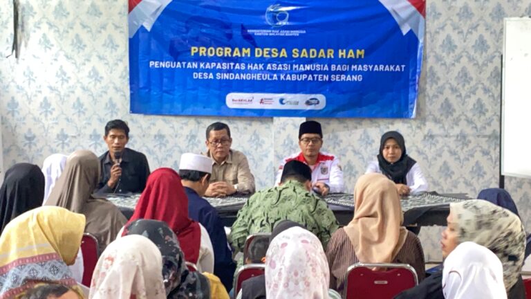 KemenHAM Banten Dorong Desa Sindangheula Jadi Desa Sadar HAM, KDRT Jadi Perhatian Bersama