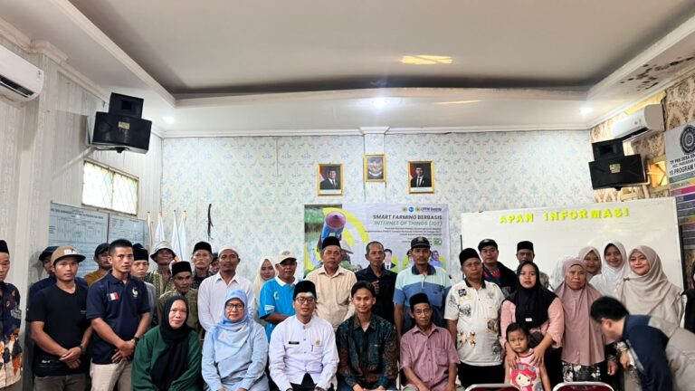 Petani Sindangheula Didorong Adopsi Smart Farming Berbasis IoT, Untirta Gandeng Pemerintah Desa